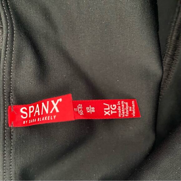 Spanx Faux Leather Black Leggings size XL - Picture 8 of 8